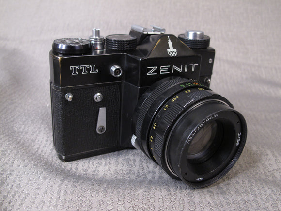 ZENIT TTL 35mm Camera with Helios 44M 58mm f2 Lens (Olympic Version)