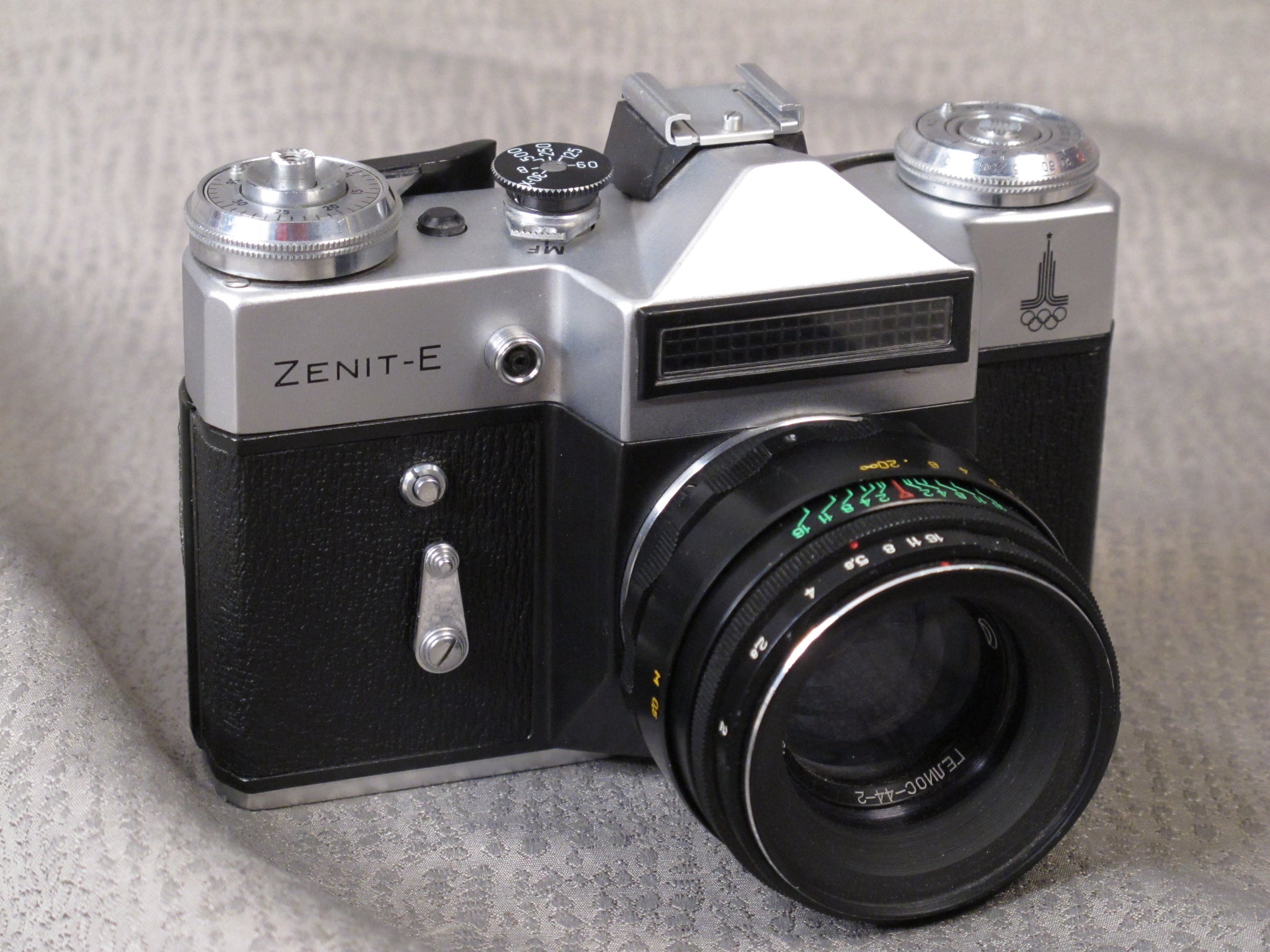 ZENIT-E 35mm Camera with Helios 44-2 58mm f2 Lens (Olympic Version 