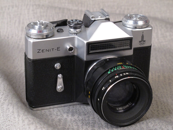ZENIT-E 35mm Camera with Helios 44-2 58mm f2 Lens (Olympic Version)