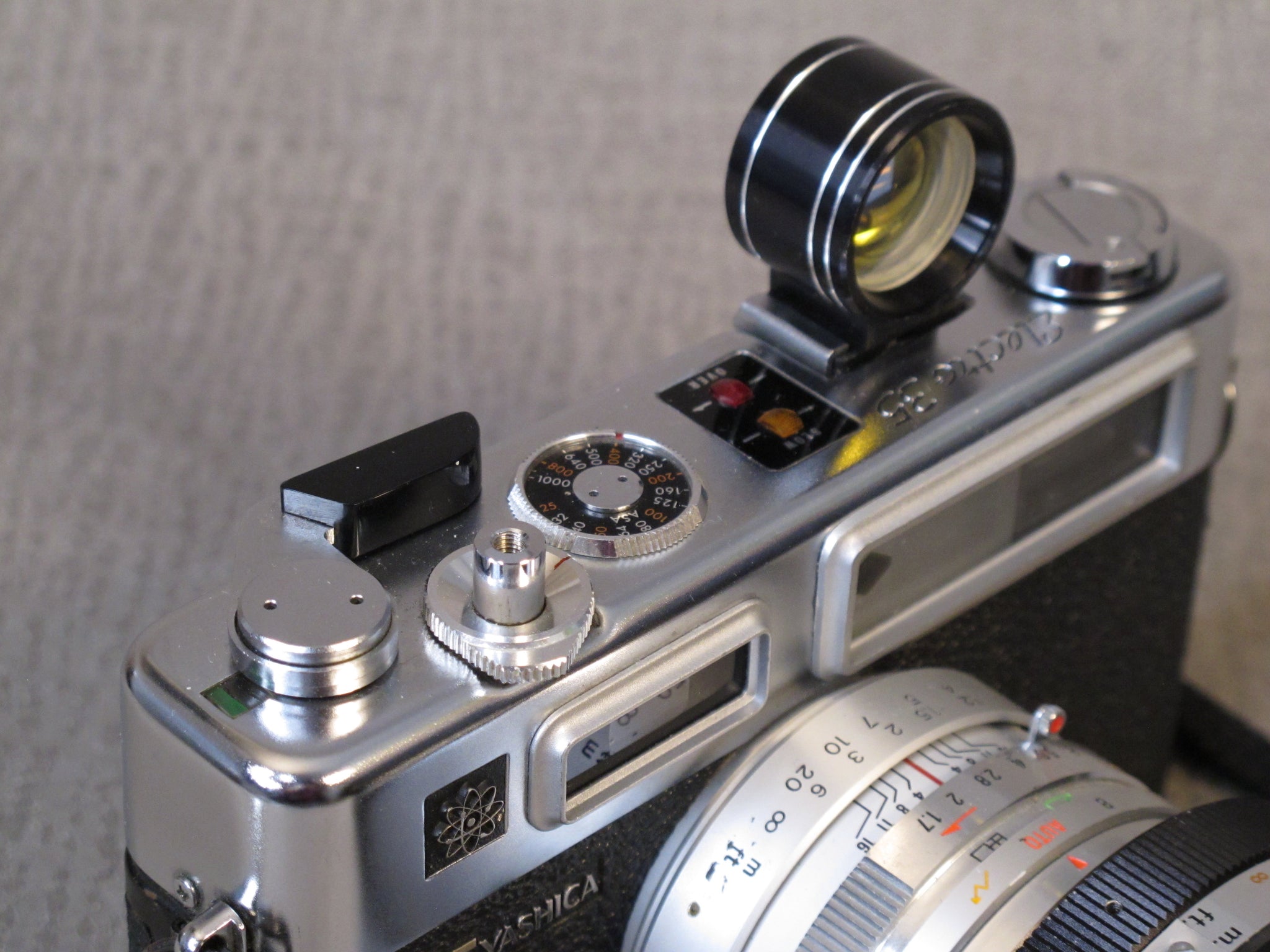 YASHICA G Electro 35 with 45mm f1.7 with YASHIKOR AUX. Wide Angle