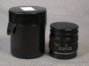 LEICA SUMMICRON-R 50mm f/2 Lens.