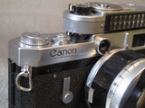 (available)Canon Model VI-T 35mm RF Camera with 50mm f1.2 Lens and VI-T Viewfinder