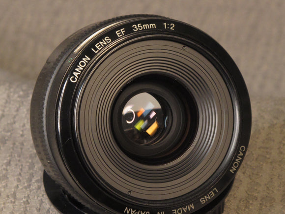 Canon EF 35mm f2 Lens.