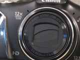 Canon PowerShot SX130 IS ZOOM LENS 12x 50-60mm 1:3.4-5.6 12.1 MP Digital Camera