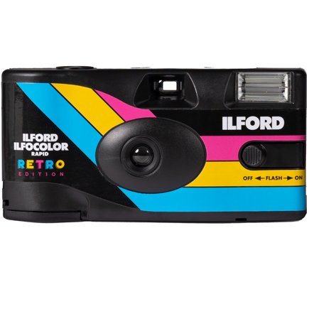Ilford Ilfocolor Rapid Single-Use Camera - 27exp - Retro Edition