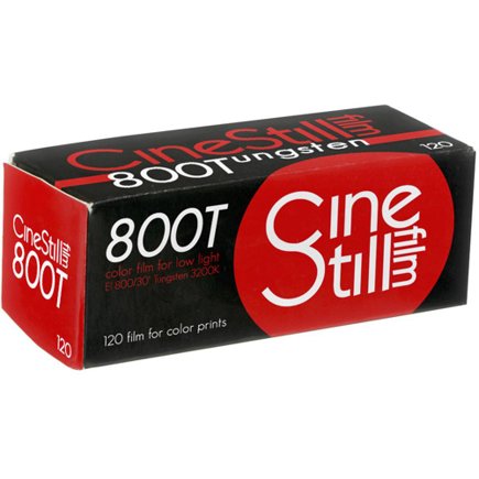 2x Rolls CineStill Tungsten 800 ISO 120 Colour Film